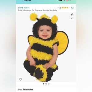 bEE infant costume